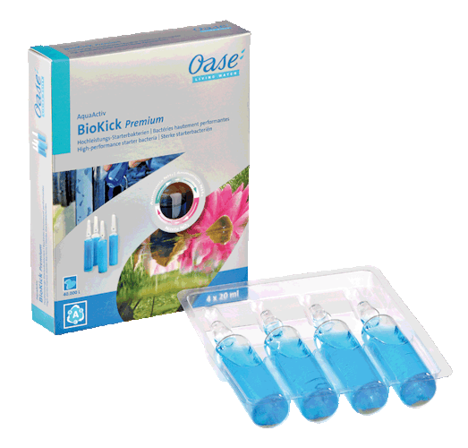 Oase Filterstarter AquaActiv BioKick Premium, 4 x 20 ml