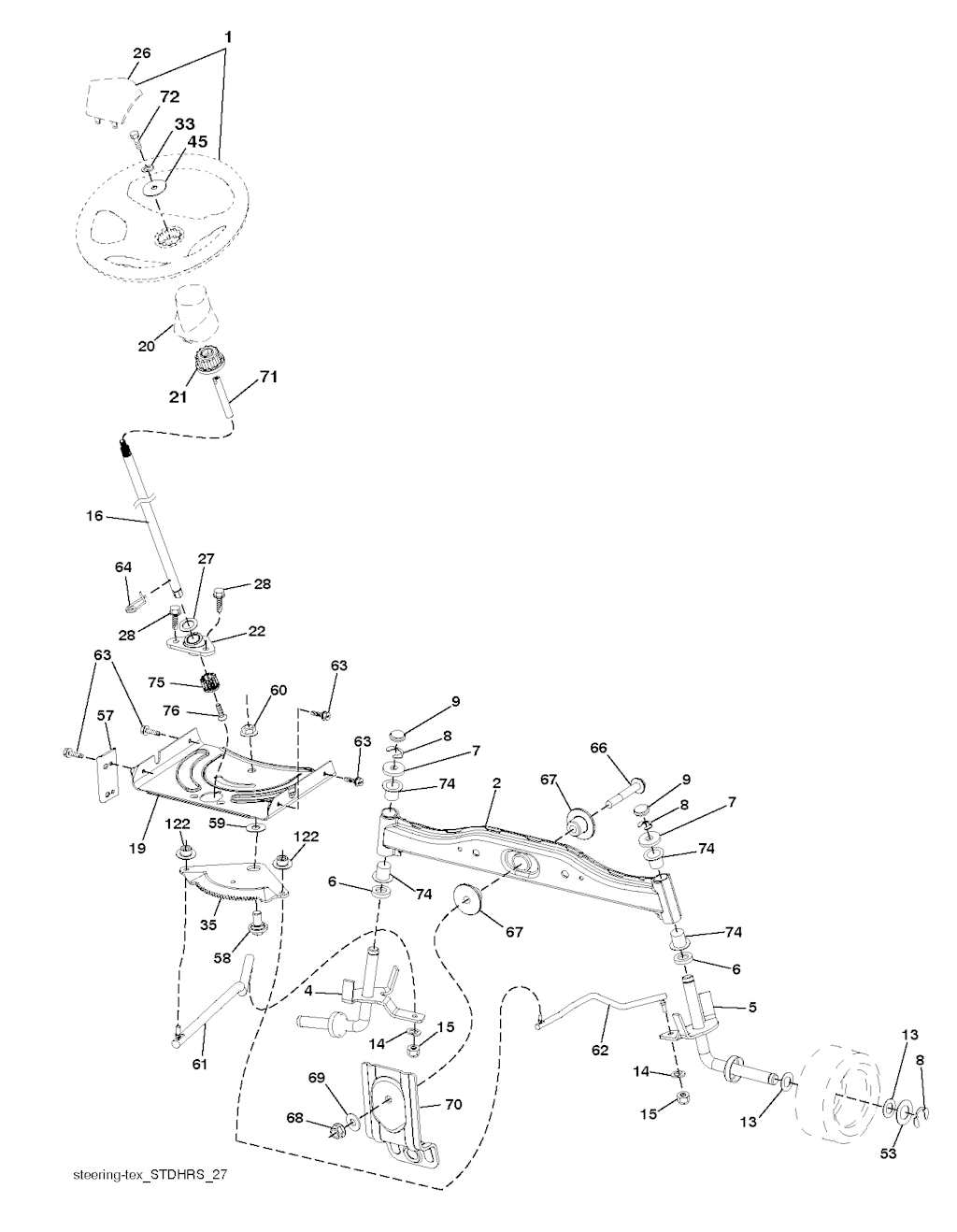 Explosionszeichnung Ersatzteile