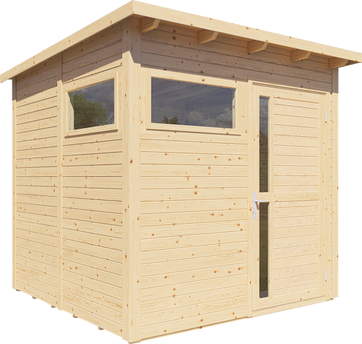Bertilo Gartenhaus Pentus 2 - 19 mm