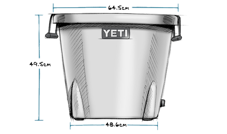 YETI isolierter Eiskübel TANK 85