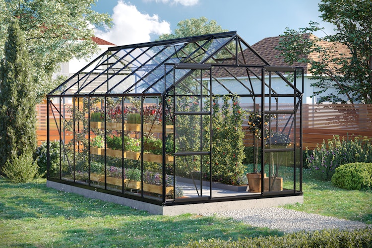 Vitavia Gewächshaus Uranus 11500 inkl. 4 Dachfenstern - 11,5 m²