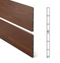 Vorschaubild Alberts® Alu Sichtschutz Palitio als Set, Profilhöhe 150 mm, zum Aufschrauben