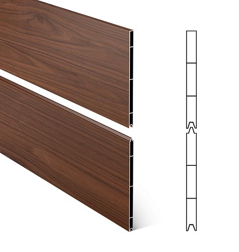 Alberts® Alu Sichtschutz Palitio als Set, Profilhöhe 150 mm, zum Aufschrauben