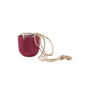Vorschaubild Wikholm form Design Hängetopf aus Jute in pink 17 x 17 cm