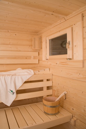 Wolff Finnhaus Saunahaus Keijo 70 isolierverglast