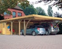 Vorschaubild Karibu Carport Doppelcarport Classic Doppel 3 - kesseldruckimprägniert