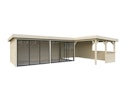 Vorschaubild Palmako Carport/Pavillon Connect Lenna 33,2 m² Set 420 Slide