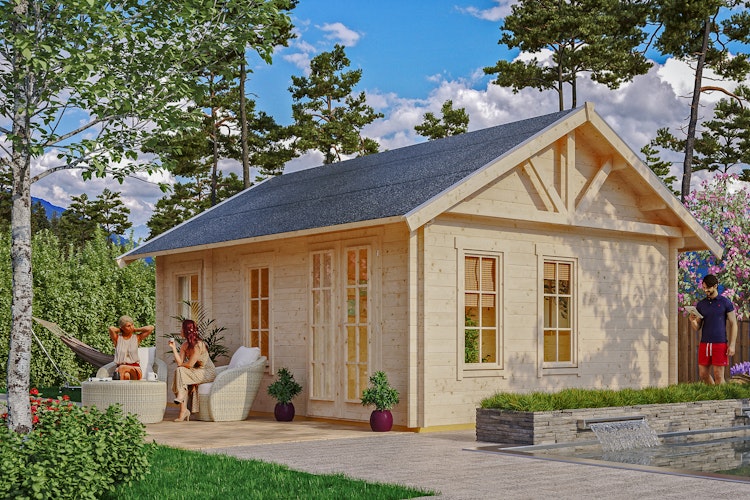 Skan Holz 70 mm Blockbohlenhaus Toronto 2