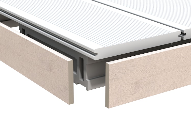 TraumGarten DreamDeck Platinum Abschlussleiste creme 2000 mm