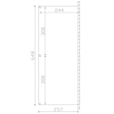 Vorschaubild Skan Holz Aluminium Terrassenüberdachung Garda Breite 648 cm