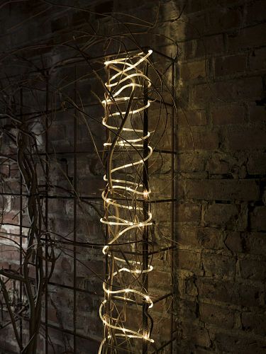 Konstsmide Weihnachtsbeleuchtung  LED Mini Lichterschlauch 65 warmweiße Dioden 5m