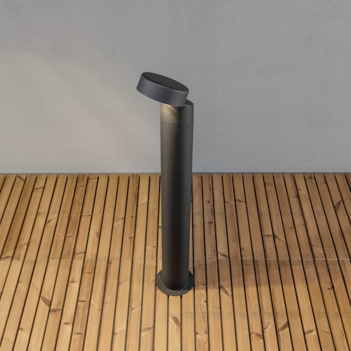 Konstsmide Wegeleuchte Vicenza, lackiertes Aluminium, schwarz, LED 4W (7528-750)