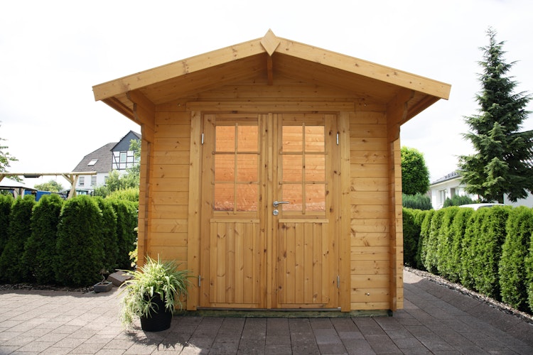 Wolff Finnhaus Blockbohlenhaus Britta 34-A/C