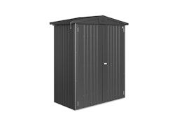 Biohort Gerätehaus Europa mit Doppeltüre - 172 x 84 cm (Gr. 1), dunkelgrau-metallic