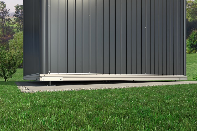 Stellfuß-Fundament SmartBase für Biohort Gerätehaus Highline/Panorama mit Einzeltür oder Doppeltür