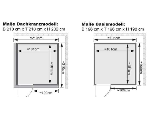 Karibu Sauna Rodin mit Fronteinstieg 68 mm inkl. gratis Sauna-Zubehörset im Wert von 234,94 €