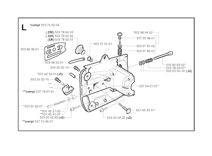Husqvarna Kettensägen 336, 20034000001-20040100000