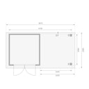 Vorschaubild Karibu Gartenhaus Timmo (Askola) - 19 mm inkl. gratis Expressversand