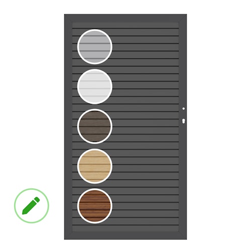 TraumGarten SYSTEM Rhombus Einzeltor Wunsch-Farbe 98 x 180 cm