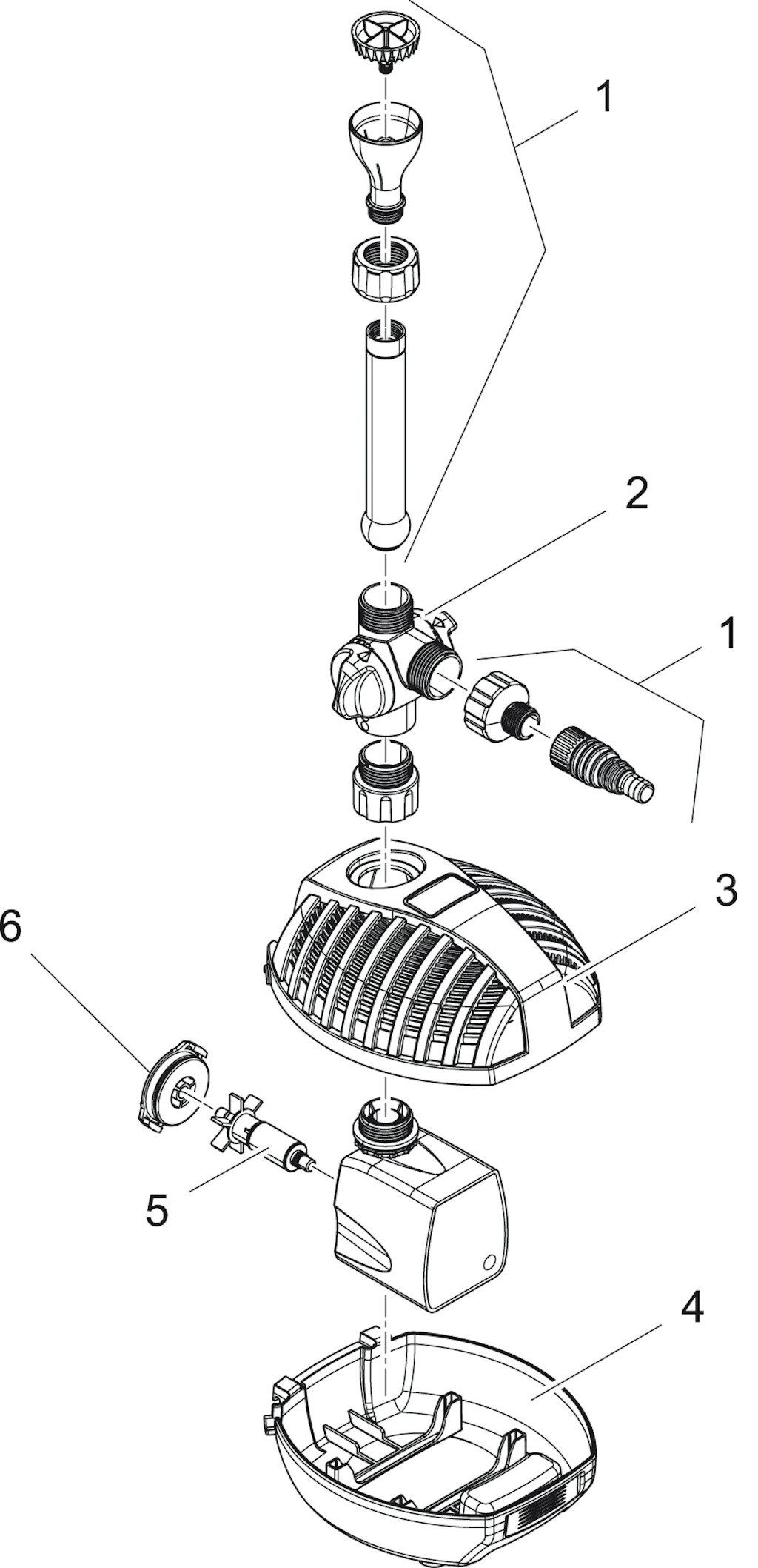 Explosionszeichnung Ersatzteile