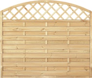 T&J MAXI BOGEN RANK Lamellenzaun 180 x 150/130 cmZubehörbild