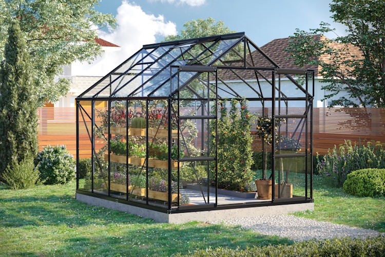 Vitavia Gewächshaus Uranus 8300 inkl. 4 Dachfenstern - 8,3 m²