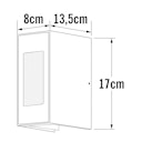 Vorschaubild Konstsmide Wandleuchte Cremona, mit Fernbedienung, anthrazit (7866-370)