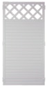 Vorschaubild T&J LIGHTLINE Kunststoff Zaun Ranki 900 x 1800 mm Weiß
