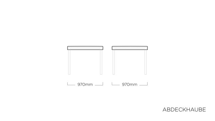 Kettler Abdeckhaube für Tischplatte