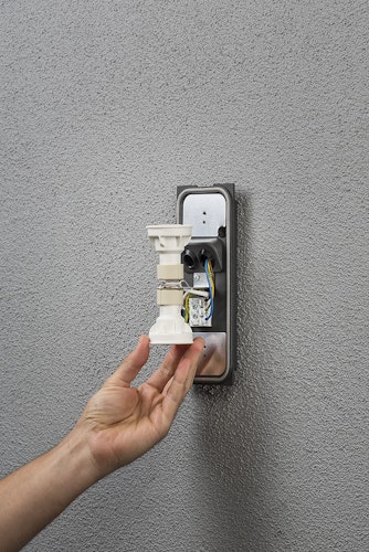 Konstsmide Wandleuchte Potenza, anthrazit (7987-370)