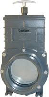 PVC-Zugschieber Ø 160 mm K -K