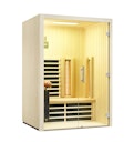 Vorschaubild Infraworld Infrarotkabine TrioSol Glas 145 Espe VG inkl. 5-teiligem gratis Zubehörset