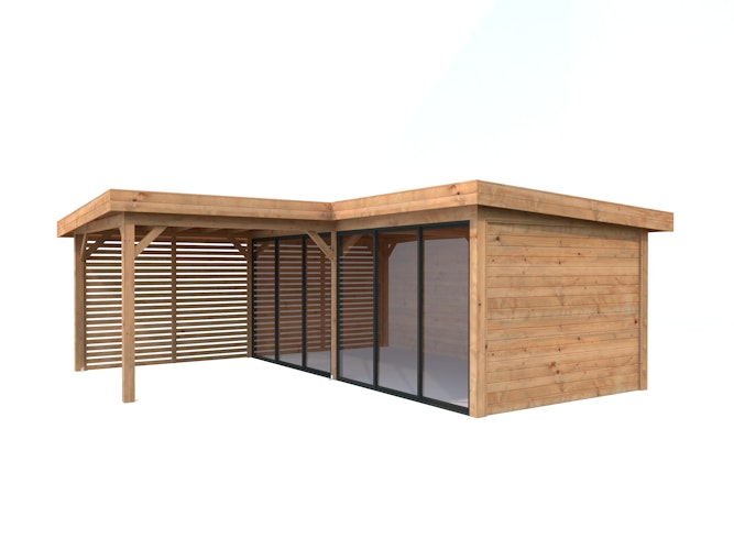 Palmako Carport/Pavillon Connect Lenna 24,9 m² Set 413 Slide