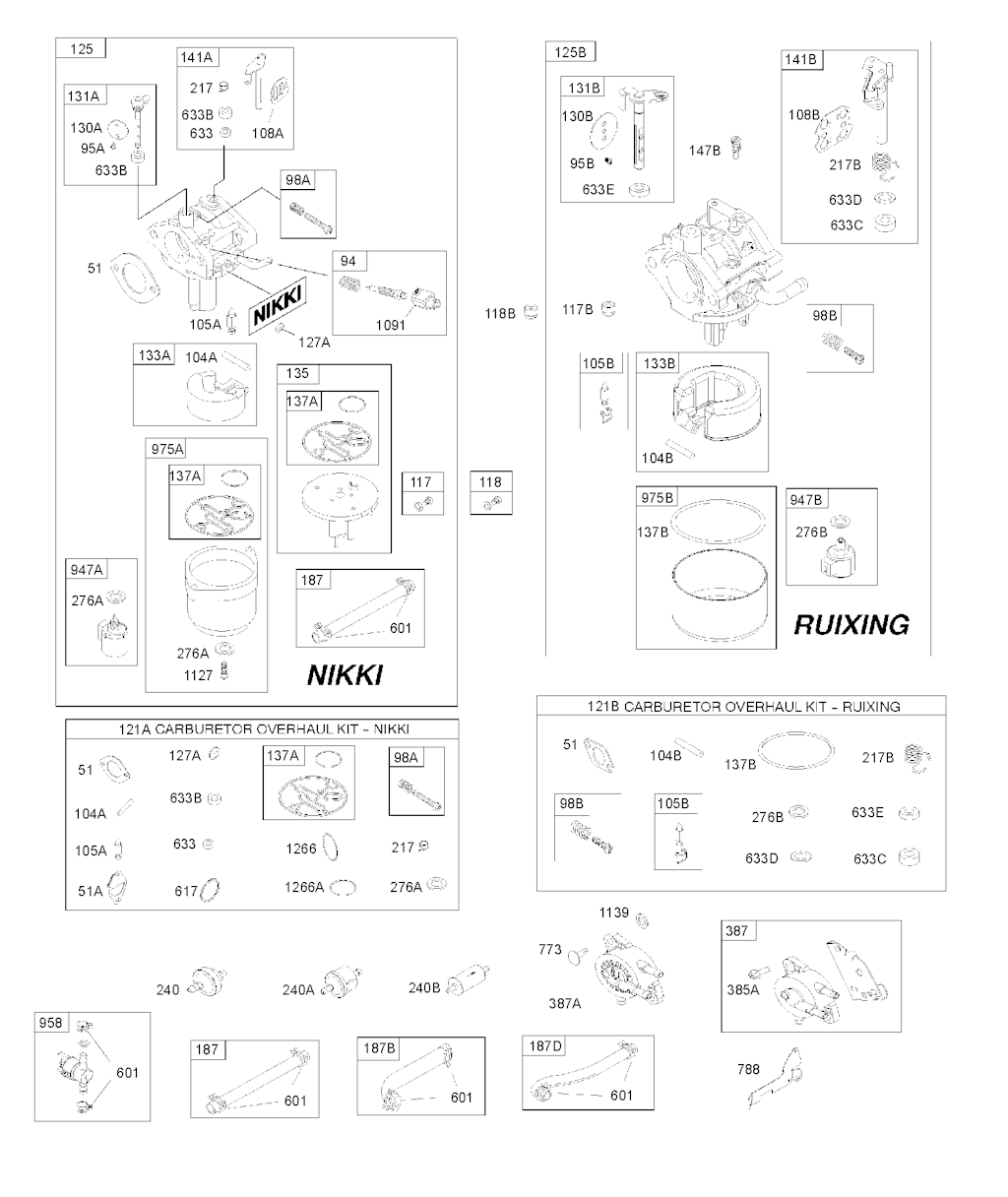 Explosionszeichnung Ersatzteile