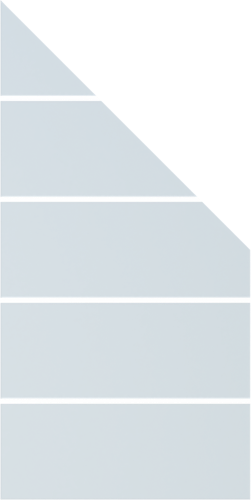GroJa Ambiente Glas-Sichtschutz Typ Schräg rechts 90x180/90