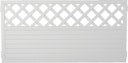 Vorschaubild T&J LIGHTLINE Kunststoff Zaun Ranki 1800 x 900 mm, weiß