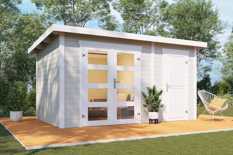 Wolff Finnhaus Gartenhaus Borge 3825 - 28 mm