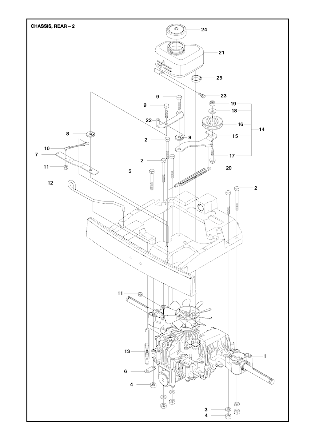 Explosionszeichnung Ersatzteile