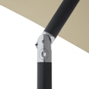 Vorschaubild doppler Mittelmastschirm LIFE 250 x 200 Lift, Aluminium Anthrazit / 100 % Polyester 180 g/m²