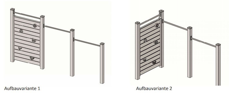 Weka Tabaluga Reck / Turnstange und Kletterstation