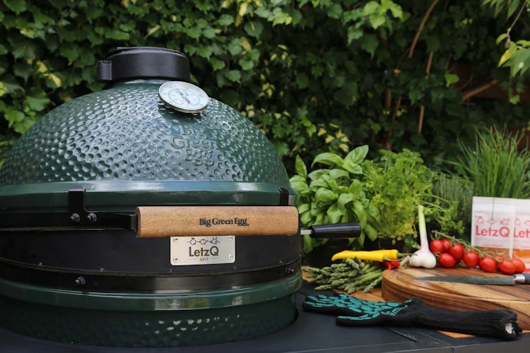 Big Green Egg Rotisserie LetzQ für das Big Green Egg  Medium
