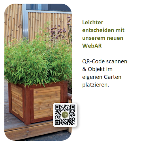 BambusBASIS Hochbeet mit Kokosfrostschutzmatte - Profile Corten