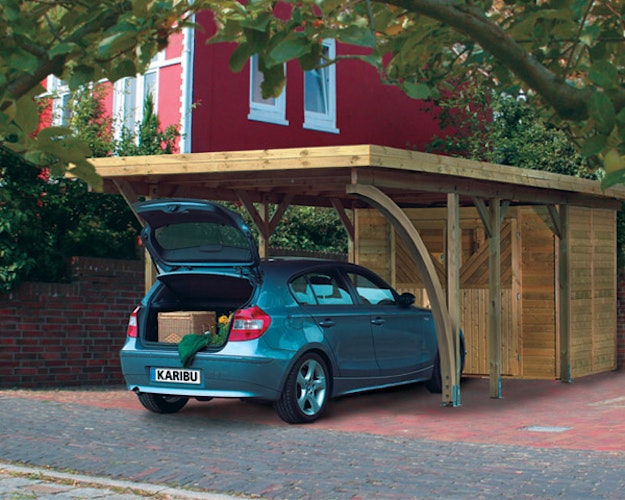 Karibu Carport Einzelcarport Classic Einzel 3 - kesseldruckimprägniert