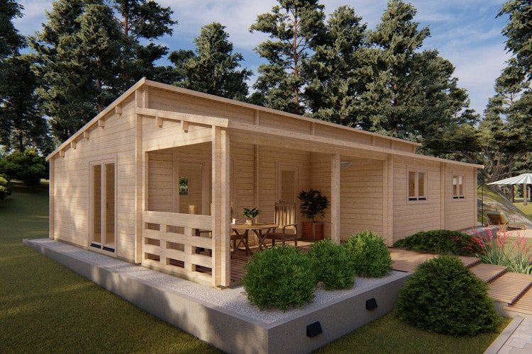 Wolff Finnhaus Ferienhaus Strömstad 93 - 68 mm