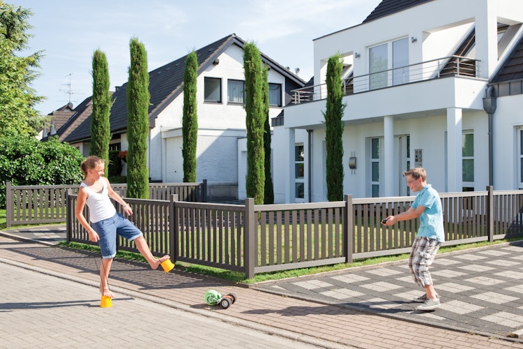 TraumGarten Vorgarten-Einzeltor Raja WPC  1015 x 850 mm