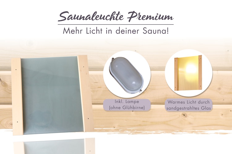 Karibu Saunaleuchte Premium