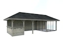 Vorschaubild Palmako Pavillon Bianca 24,9 m² Set 216 Slide - 28 mm