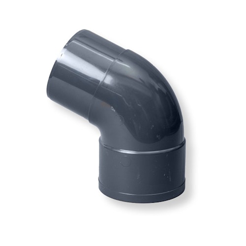 Fallrohrbogen 67° DN 80 dunkelgrau