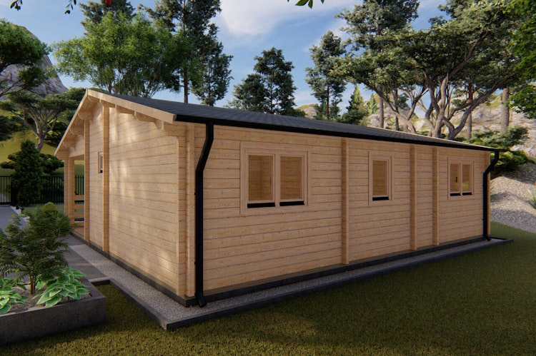 Wolff Finnhaus Ferienhaus Narvik 72 - 68 mm