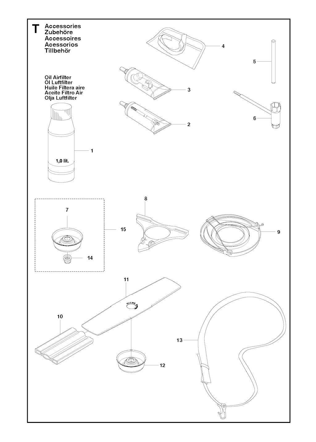 Explosionszeichnung Ersatzteile
